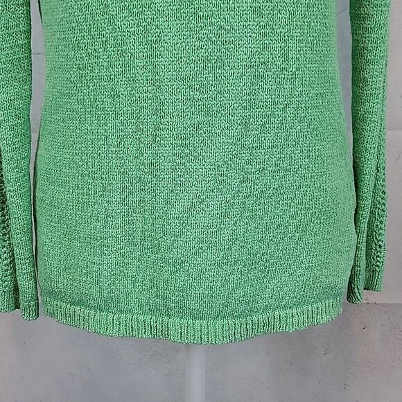 Rachel Zoe green multi knit sweater Women's Size S - Picture 3 of 12